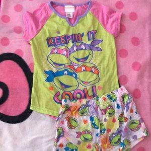 Ninja turtles girls pijama set